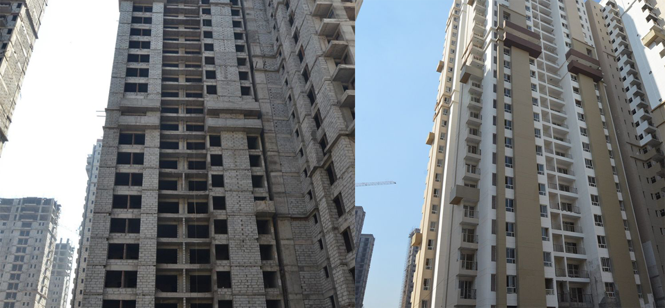 Lotus Panache Noida high-rise residential towers executed by Next BC